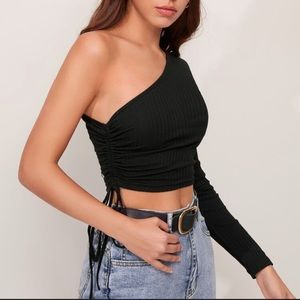 MAKEOFFER ruched Fashion Nova top